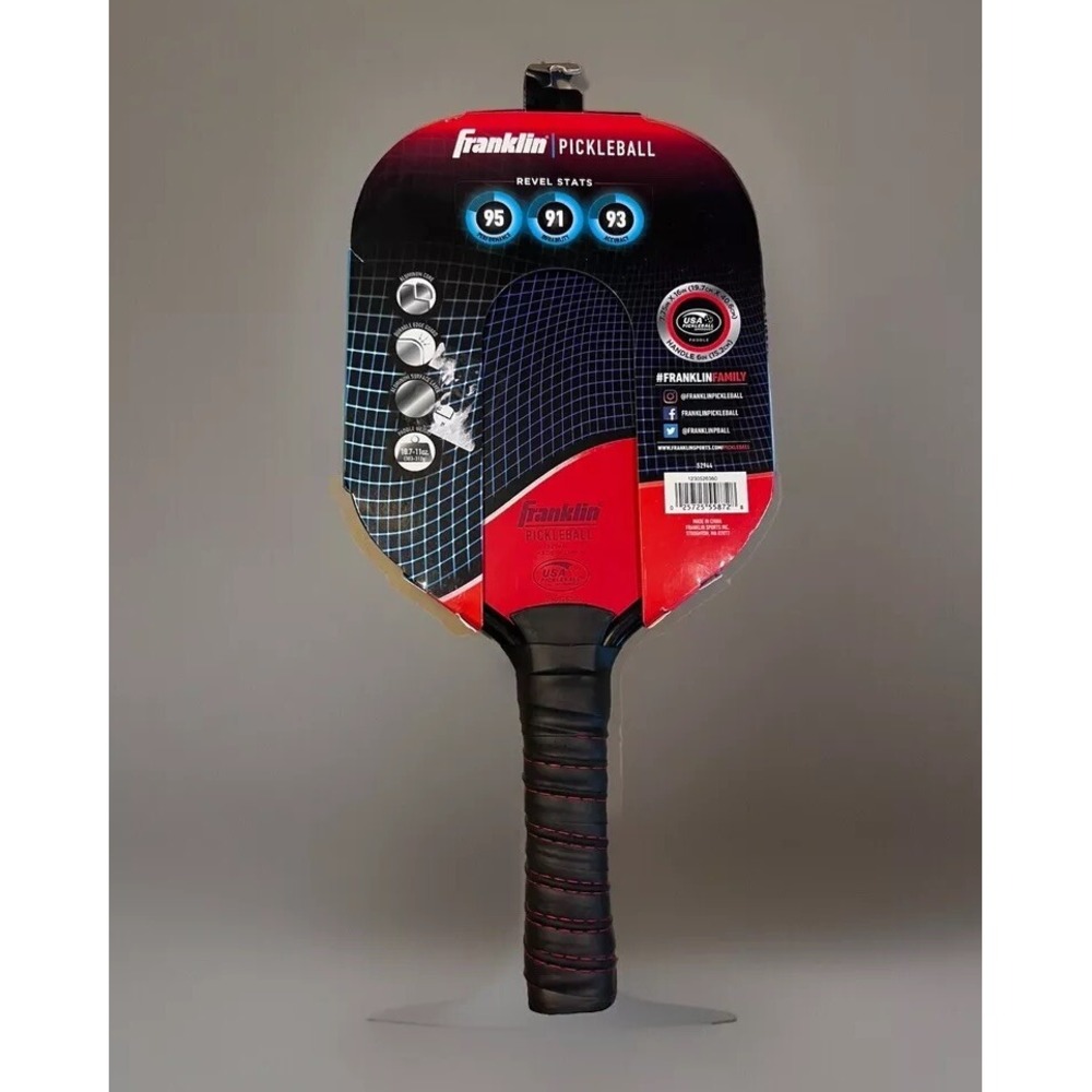 Franklin Revel Pickleball Aluminum Core Paddle Purple Red Black Sport New